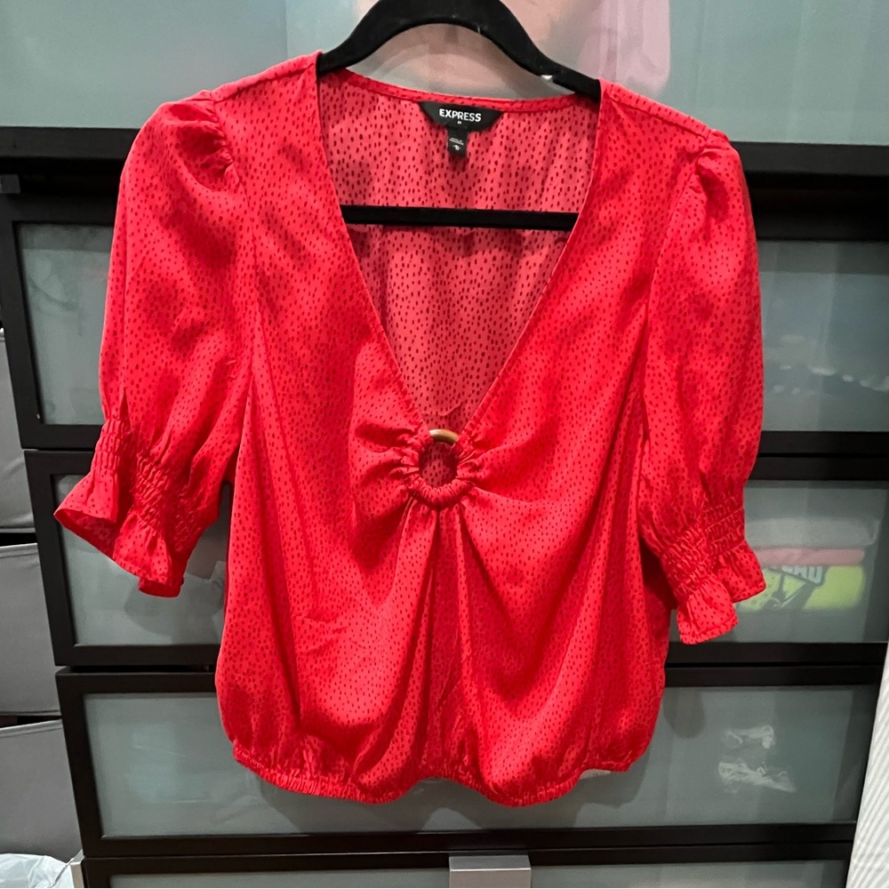 EXPRESS mid sleeve blouse